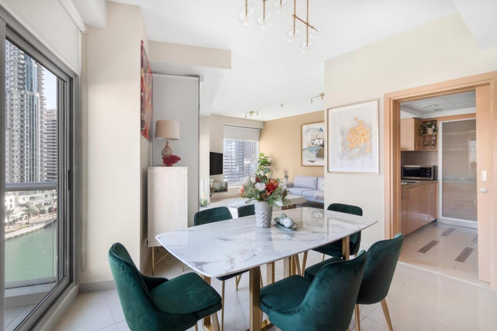 Апартаменты Guestready - Marina View | Fairfield Tower Дубай Экстерьер фото